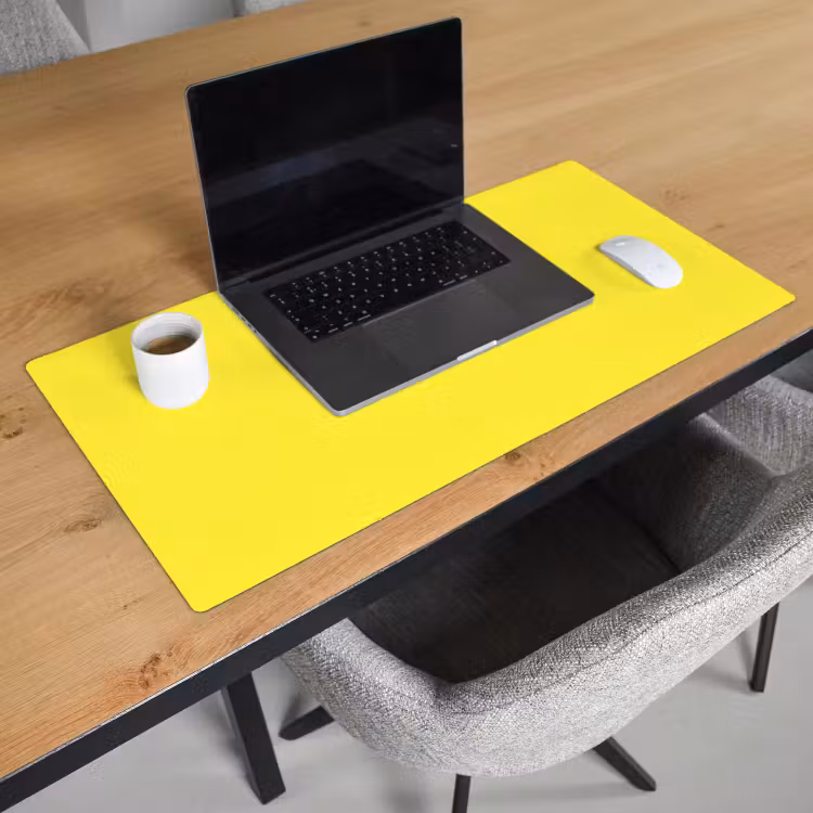Soft - Custard - Geel Muismat XXL klein 681 -sfeer1
