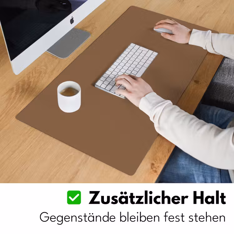 Soft - Walnut - Bruin Muismat XXL klein 681 -ysfeer3_duits