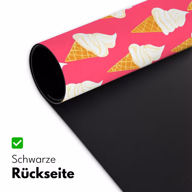 Softijs - Horentje - Roze Muismat XXL klein 681 -ysfeer2_duits