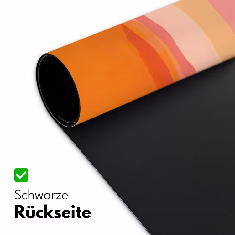 Zon - Abstract - Landschap - Oranje Muismat XXL klein -ysfeer2_duits