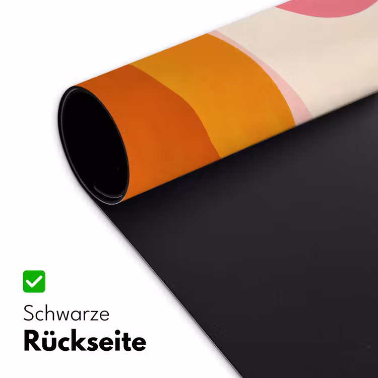 Zon - Heuvels - Abstract - Roze Muismat XXL klein -ysfeer2_duits