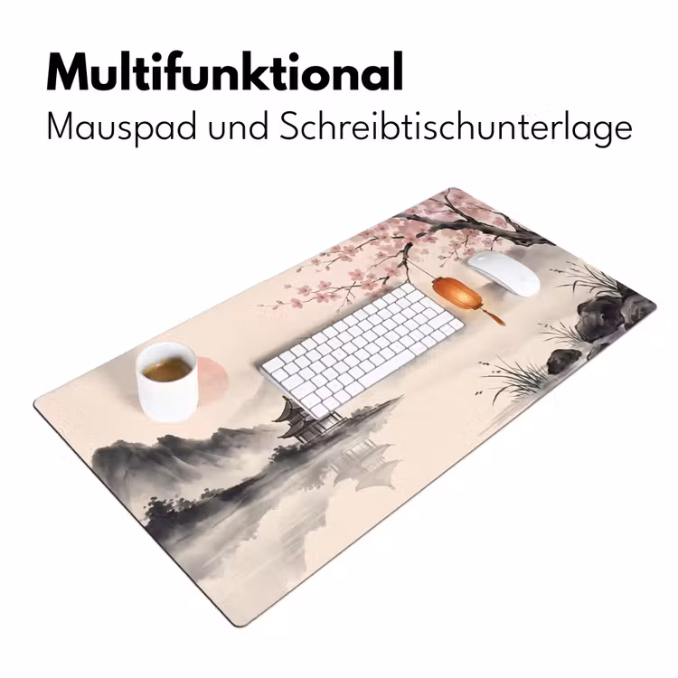 Zon - Japans - Traditioneel Muismat XXL klein -ysfeer4_duits