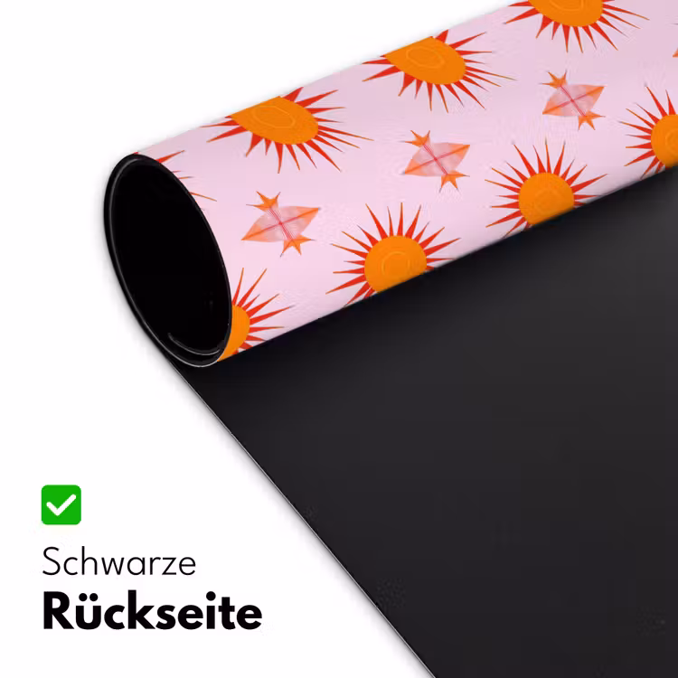 Zon - Patroon - Roze Muismat XXL klein 681 -ysfeer2_duits