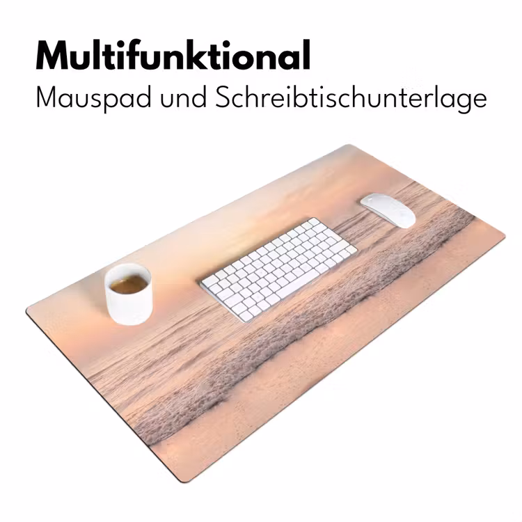 Zon - Strand - Roze Muismat XXL klein -ysfeer4_duits