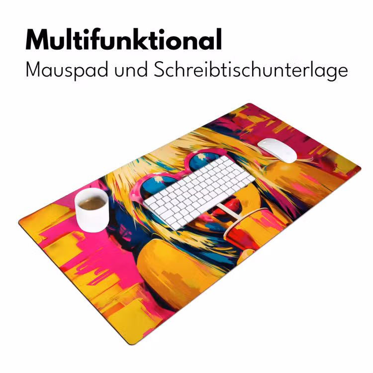 Zonnebril - Roze - Vrouw - Rietje Muismat XXL klein -ysfeer4_duits