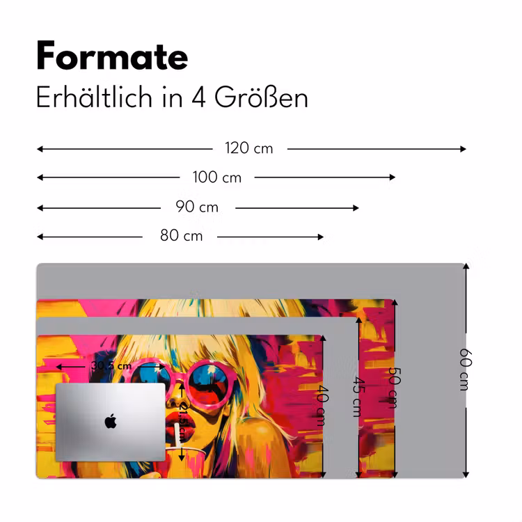 Zonnebril - Roze - Vrouw - Rietje Muismat XXL klein -ysfeer5_duits