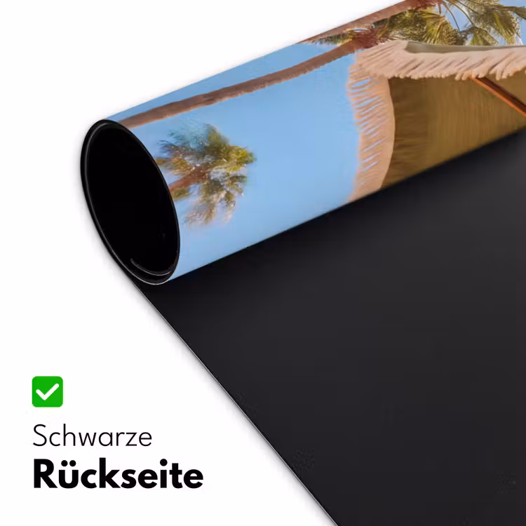 Parasol - Groen - Franjes - Zomer - Tropisch Muismat XXL klein -ysfeer2_duits