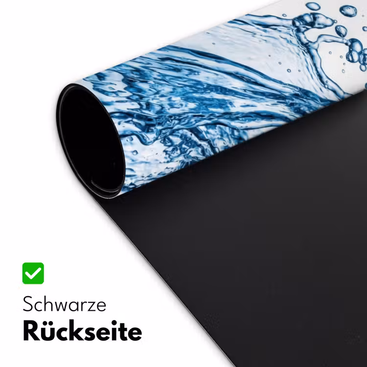 Spash - Water - Blauw Muismat XXL klein -ysfeer2_duits