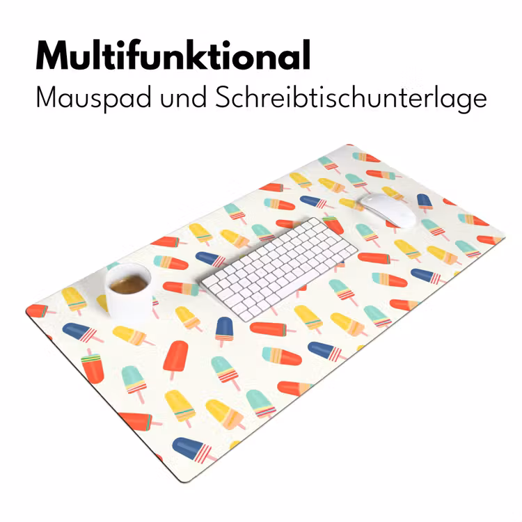 IJsjes - Speels - Kleurrijk Muismat XXL klein 681 -ysfeer4_duits