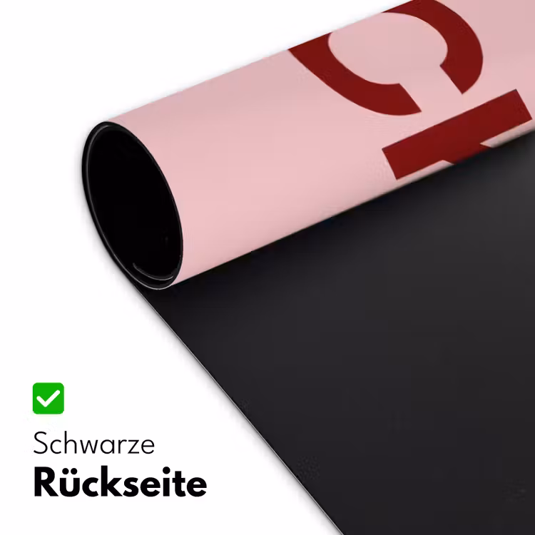 Statement - Krachtig - Roze Muismat XXL klein -ysfeer2_duits