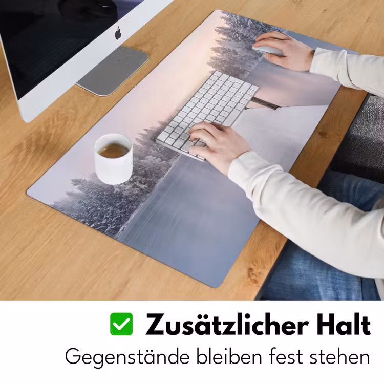 Steiger - Meer - Mist - Winter - Serene Muismat XXL klein -ysfeer3_duits