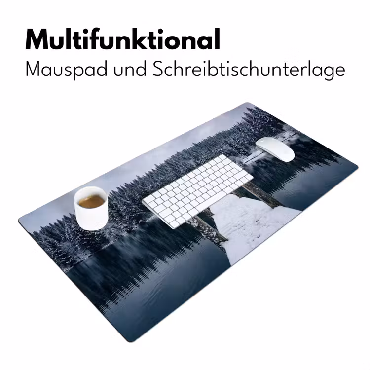 Steiger - Meer - Sneeuw - Bergen - Rustgevend Muismat XXL klein -ysfeer4_duits