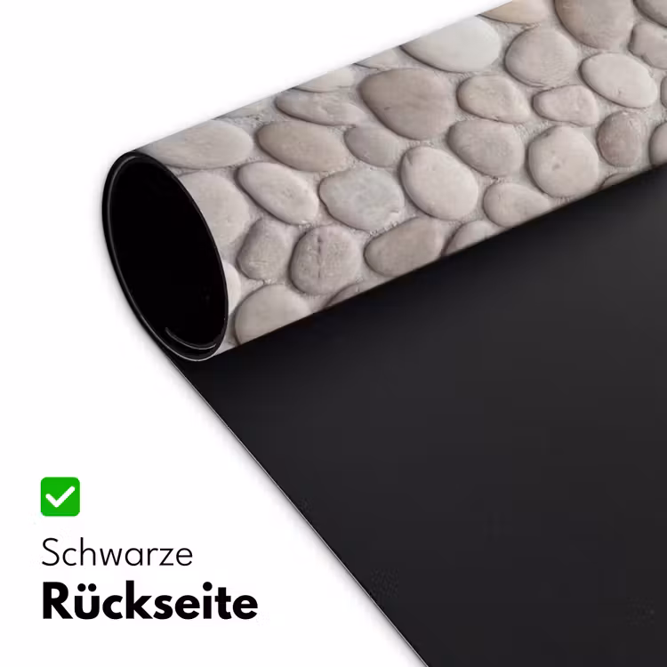 Steen - Kiezel - Natuur - Minimalistisch - Beige Muismat XXL klein -ysfeer2_duits