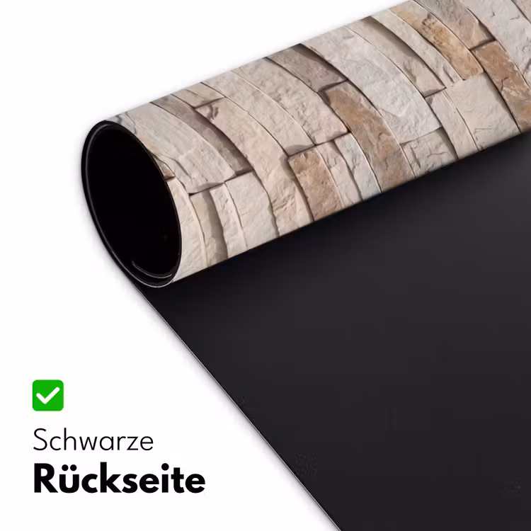 Steen - Muur - Textuur - Rustiek - Beige Muismat XXL klein -ysfeer2_duits