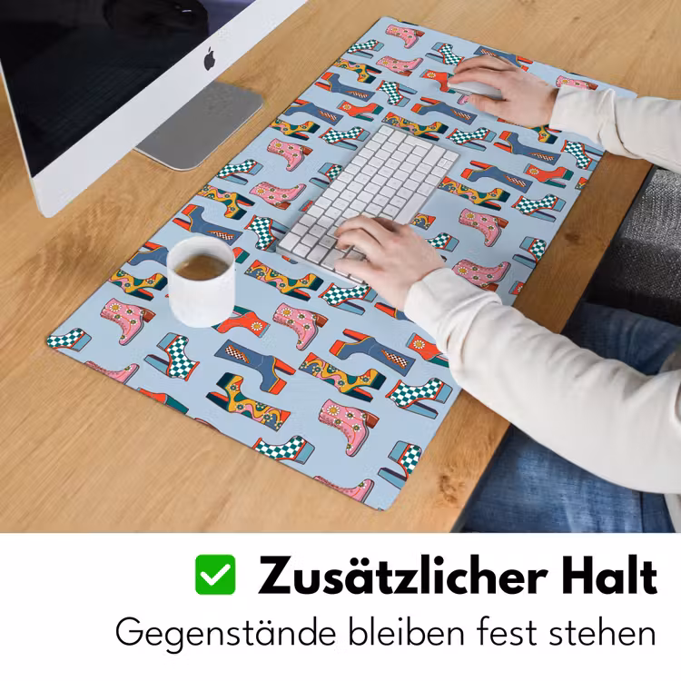 Laarzen - Patroon - Disco Muismat XXL klein 681 -ysfeer3_duits