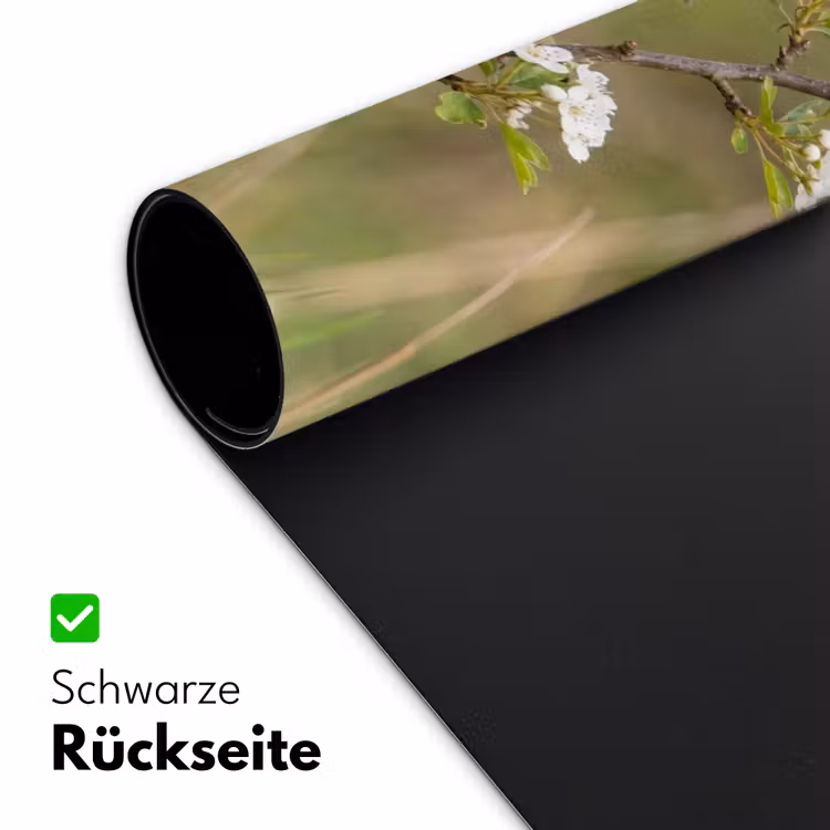 Putter - Bloesem - Lente - Natuur - Kleurrijk Muismat XXL klein -ysfeer2_duits