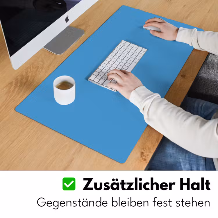 Steel - Blue - Blauw Muismat XXL klein 681 -ysfeer3_duits