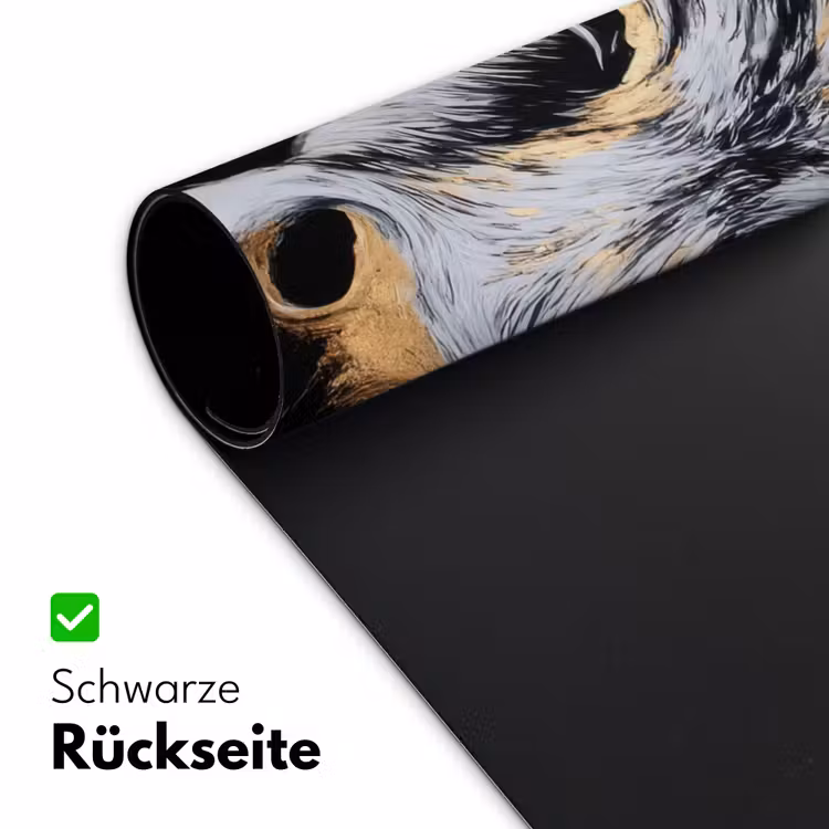 Stier - Hoorns - Snuit - Goud Muismat XXL klein -ysfeer2_duits