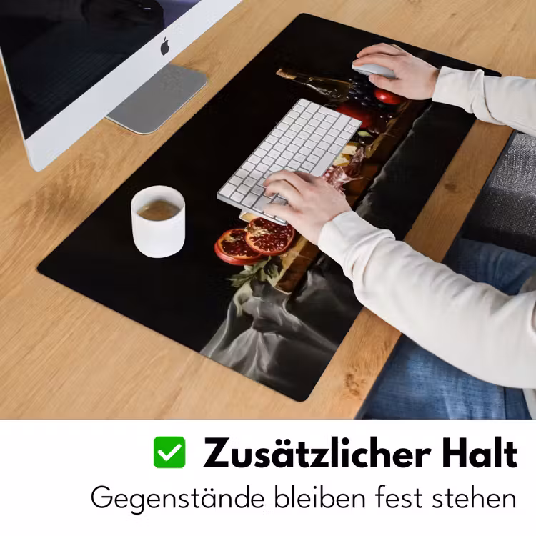 Stilleven - Vintage - Borrelplank Muismat XXL klein -ysfeer3_duits