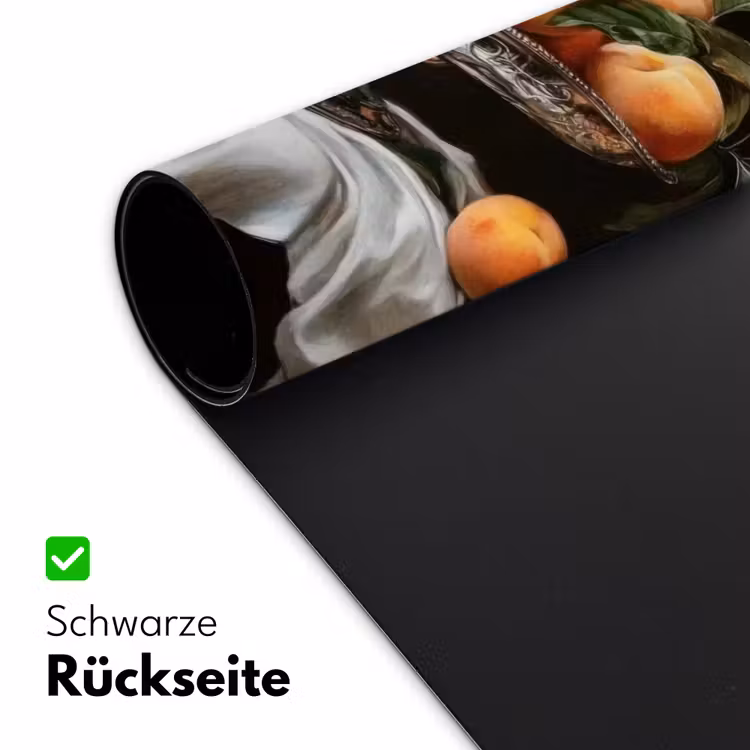 Stilleven - Perziken - Vintage Muismat XXL klein -ysfeer2_duits