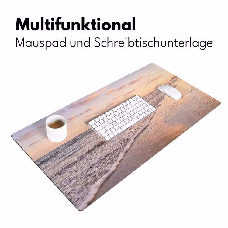 Strand - Branding - Wolken Muismat XXL klein -ysfeer4_duits