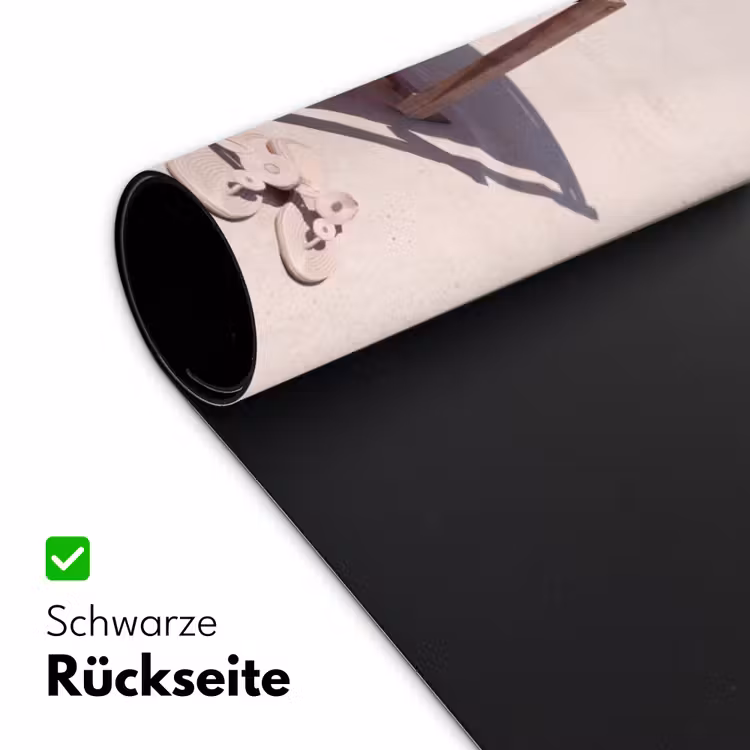Schreibtischunterlage - Strand – Liegestuhl – Bademode – Sommer – Rosa - Strand - Ligstoel - Badkleding - Zomer - Roze Muismat XXL klein