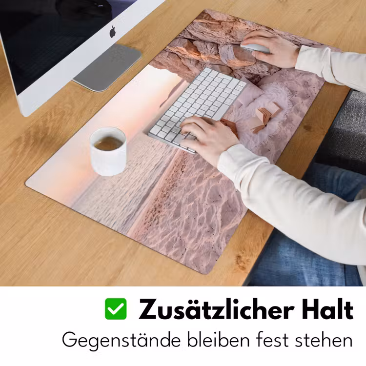 Schreibtischunterlage - Strand – Picknick – Sonnenuntergang – Sommer – Natur — 3