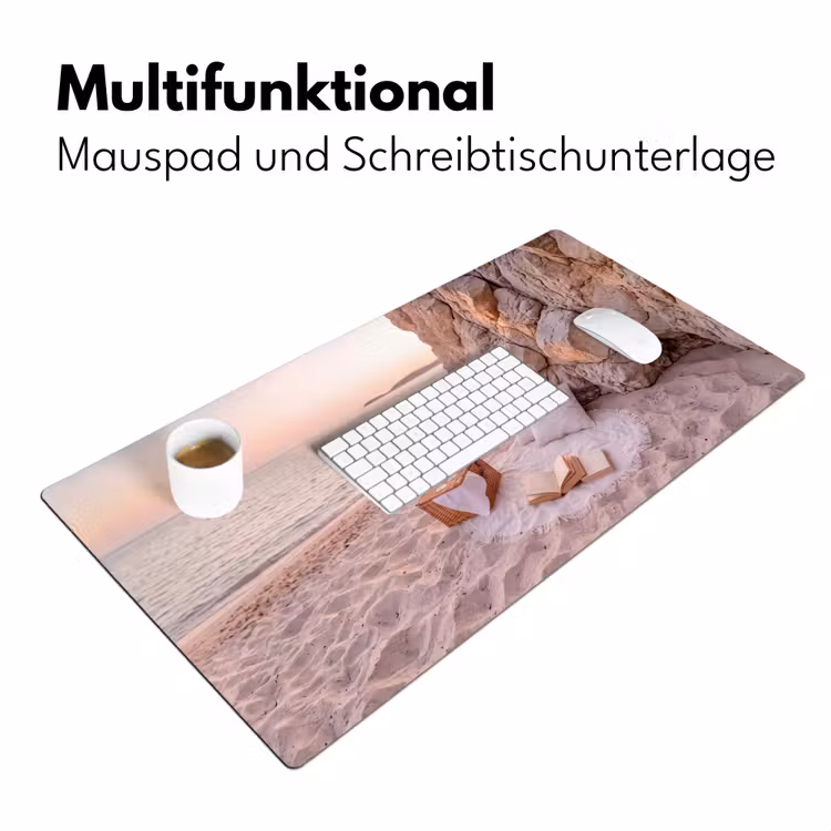 Schreibtischunterlage - Strand – Picknick – Sonnenuntergang – Sommer – Natur — 4