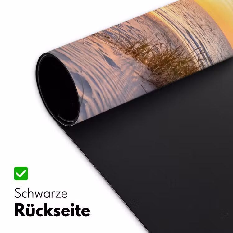 Strand - Zonsondergang - Natuur - Landschap Muismat XXL klein -ysfeer2_duits