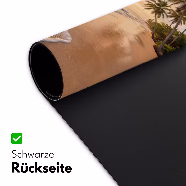 Strand - Zonsondergang - Tropisch - Natuur - Goud Muismat XXL klein -ysfeer2_duits