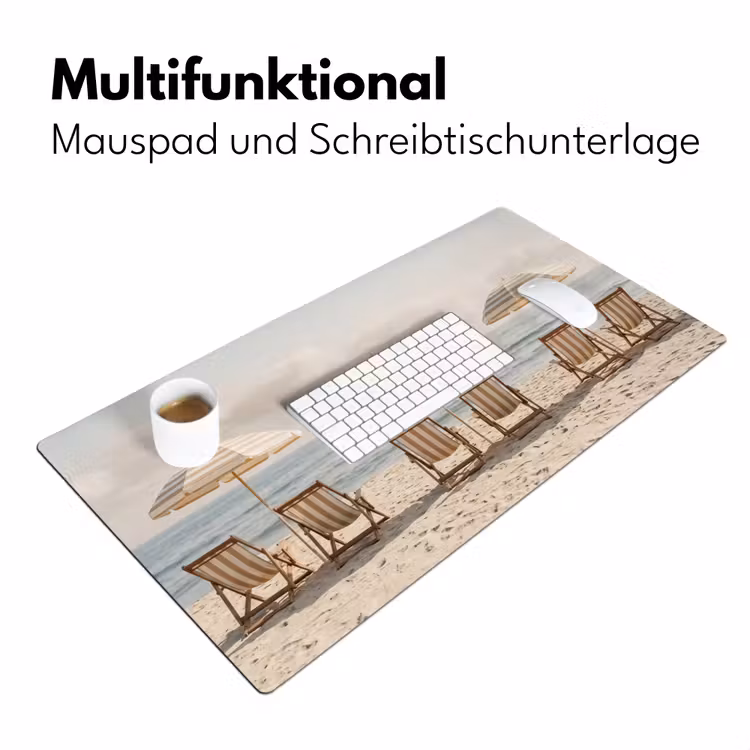 Strand - Stoelen - Parasol Muismat XXL klein -ysfeer4_duits