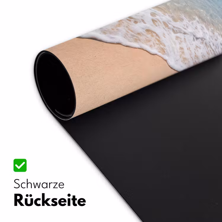 Strand - Water - Natuur - Blauw - Beige Muismat XXL klein -ysfeer2_duits