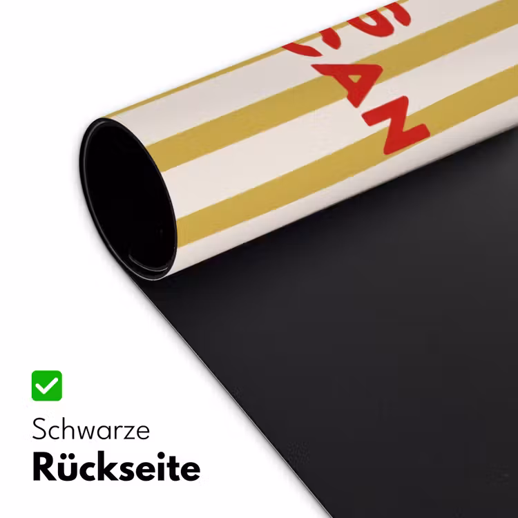 Strepen - Abstract - Yes you can - Rood Muismat XXL klein -ysfeer2_duits