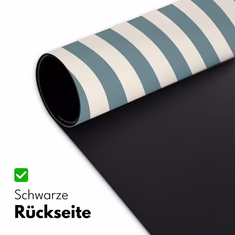 Strepen - Modern - Blauw Muismat XXL klein 681 -ysfeer2_duits