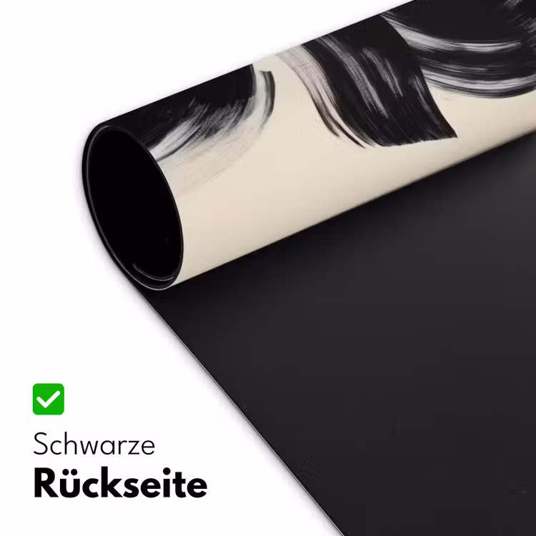 Strepen - Zwart - Abstract Muismat XXL klein -ysfeer2_duits