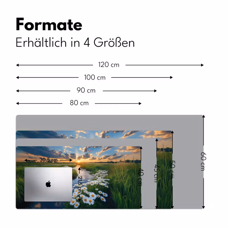 Beekje - Landschap - Margriet Muismat XXL klein -ysfeer5_duits