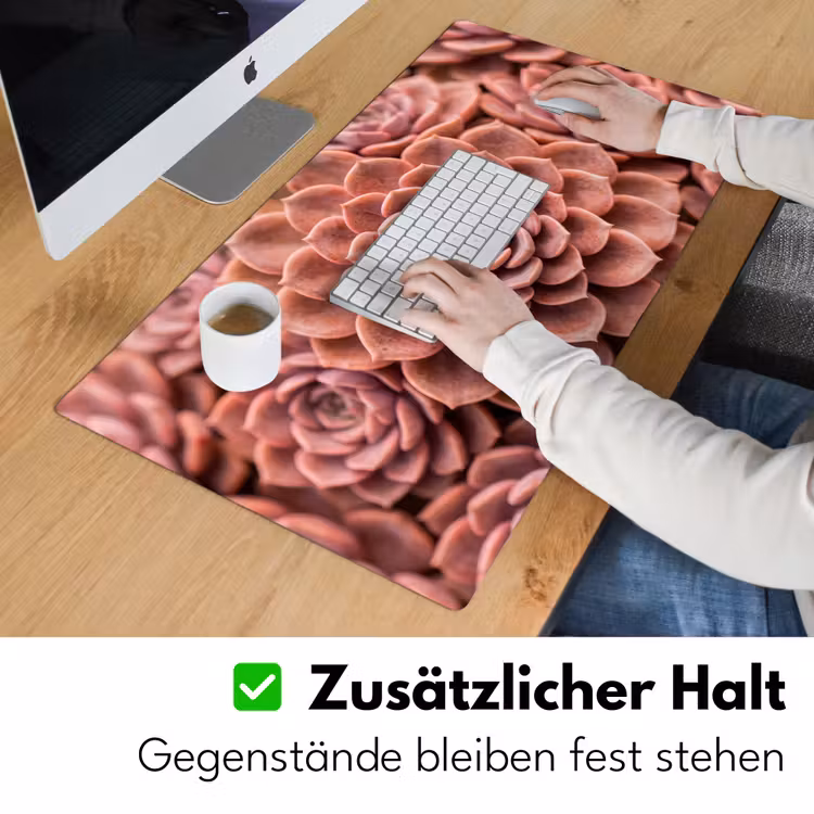Vetplant - Organisch - Roze Muismat XXL klein -ysfeer3_duits