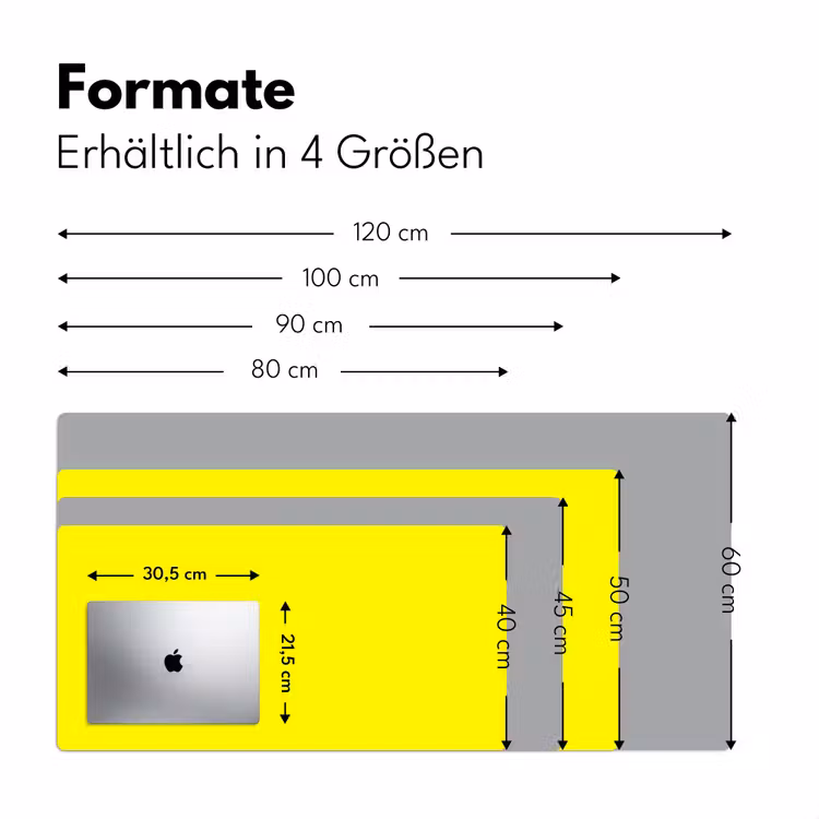 Sunshine - Glow - Geel Muismat XXL klein 681 -ysfeer5_duits