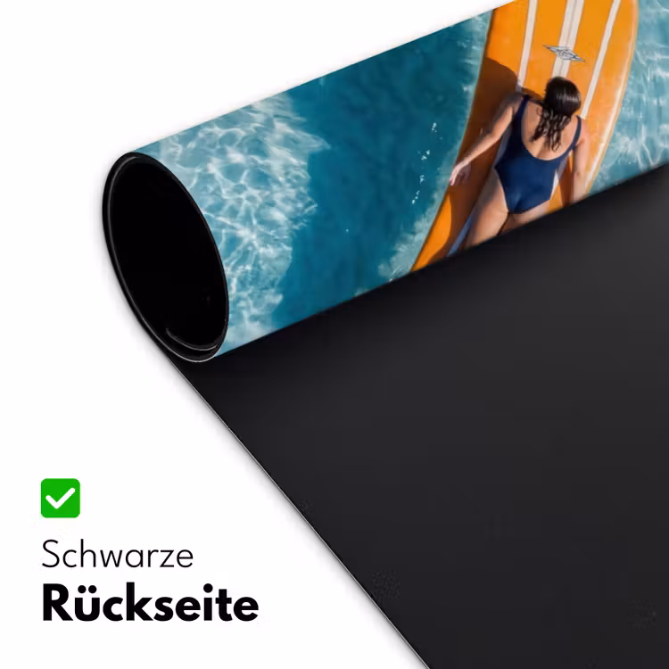 Surfboard - Water - Badpak - Oranje Muismat XXL klein -ysfeer2_duits