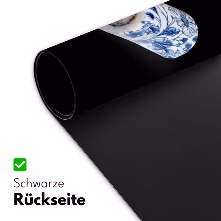 Sushi - Delfts blauw - Rijst - Vis - Elegant Muismat XXL klein -ysfeer2_duits