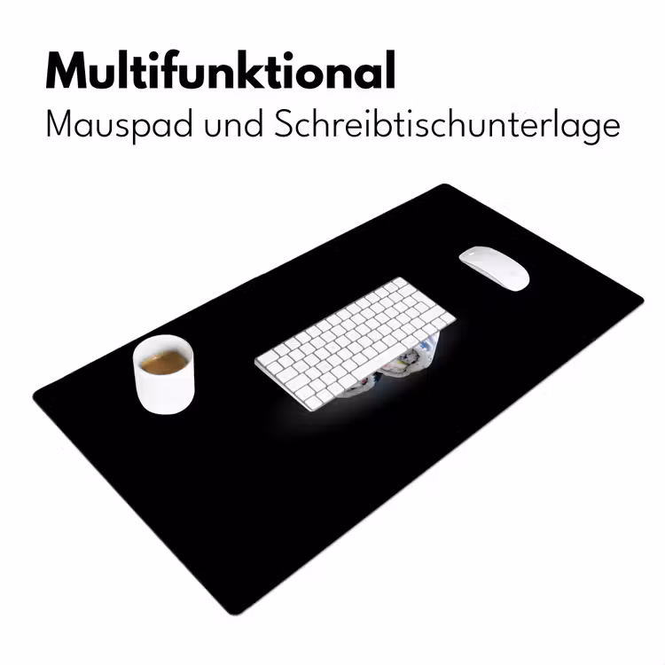 Sushi - Delfts blauw - Rijst - Vis - Elegant Muismat XXL klein -ysfeer4_duits