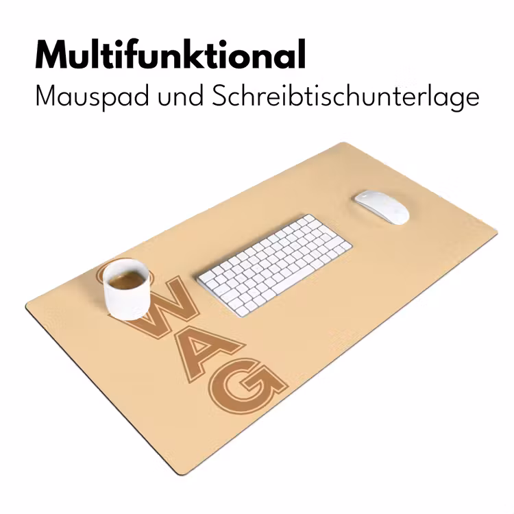 Swag - Bruin - Beige Muismat XXL klein -ysfeer4_duits