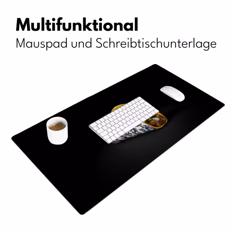 Taco - Vlees - Salade - Delftsblauw - Motief Muismat XXL klein -ysfeer4_duits