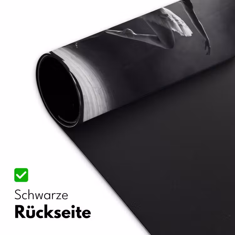 Danser - Podium - Zwart-wit - Kunst - Klassiek Muismat XXL klein -ysfeer2_duits