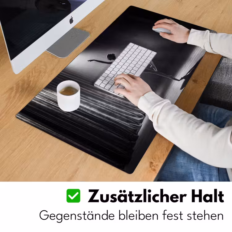 Danser - Podium - Zwart-wit - Kunst - Klassiek Muismat XXL klein -ysfeer3_duits