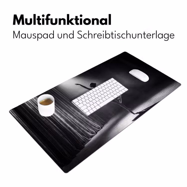 Danser - Podium - Zwart-wit - Kunst - Klassiek Muismat XXL klein -ysfeer4_duits