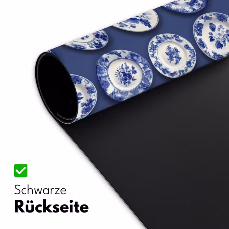 Borden - Floraal - Blauw Muismat XXL klein 681 -ysfeer2_duits