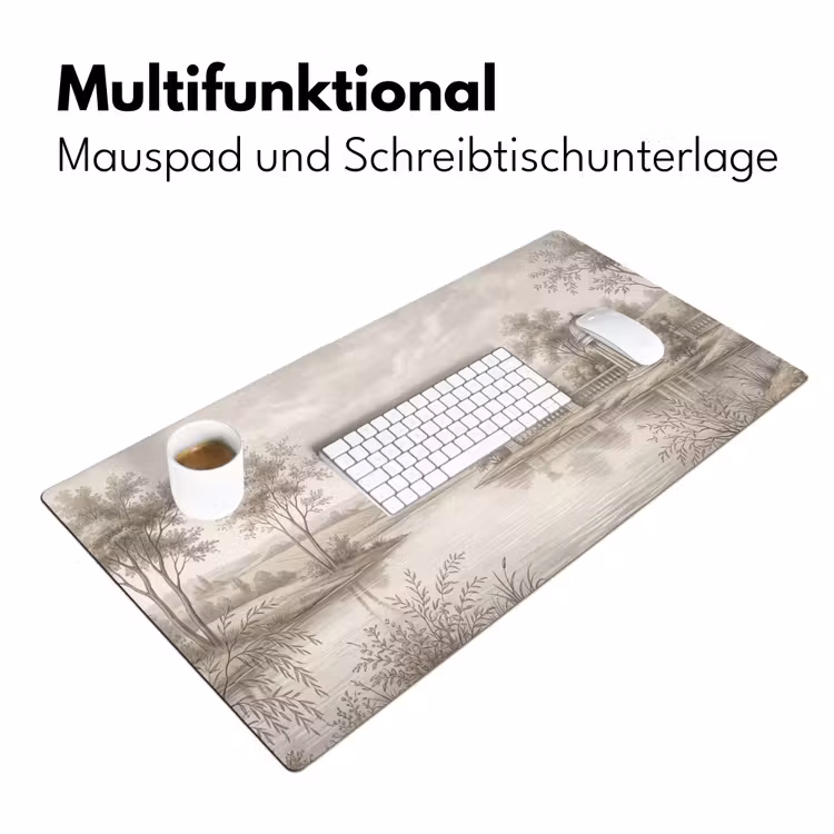 Terras - Water - Natuur - Landschap Muismat XXL klein -ysfeer4_duits