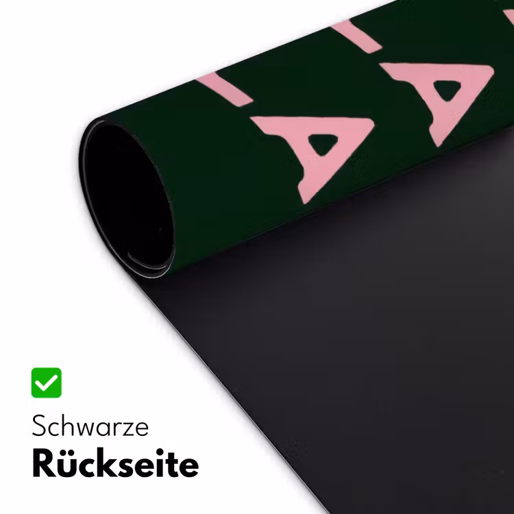 Tekst - Grafisch - Groen - Schaduw Muismat XXL klein -ysfeer2_duits