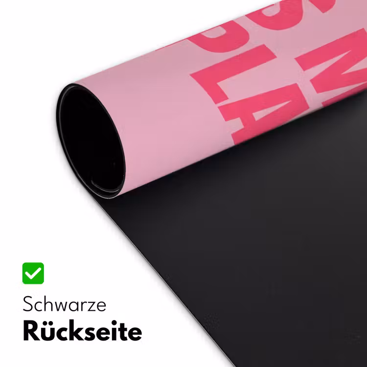 Tekst - Modern - Roze Muismat XXL klein -ysfeer2_duits